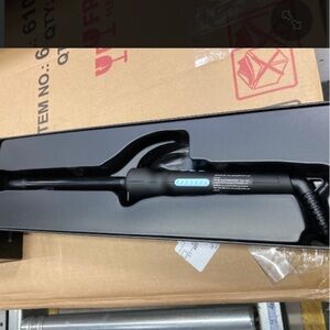 Brand New Black Curling Wand with Blue Accents🔥🔥